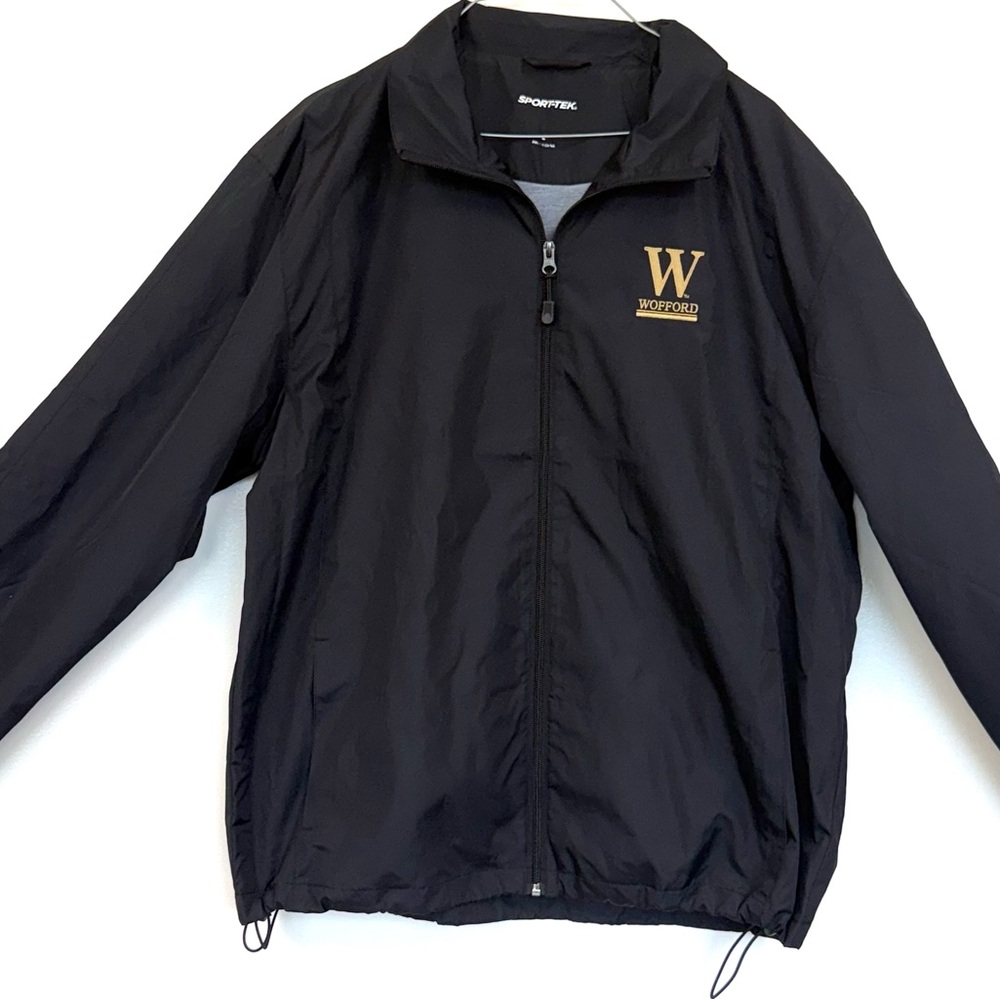 Sport-Tek Wofford Collage Black Windbreaker Sz Large - Picture 1 of 8